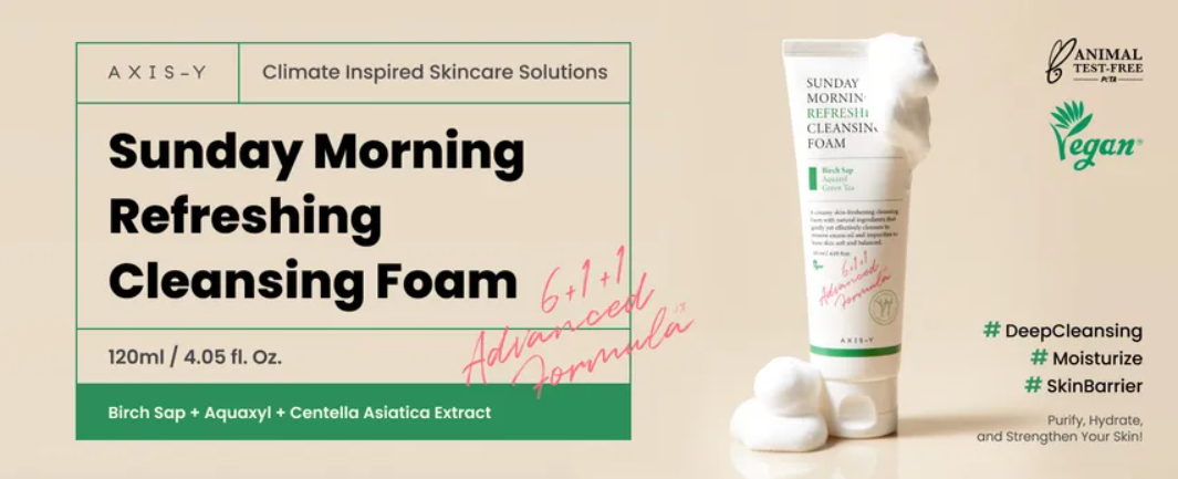 AXIS - Y - Sunday Morning Refreshing Cleansing Foam